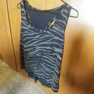 Sheer tank top